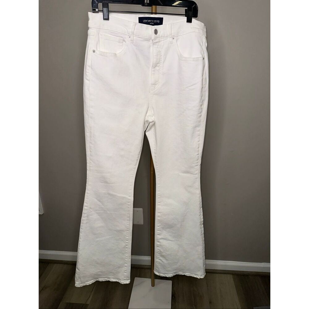Veronica Beard Beverly High-Rise Skinny Flare Jeans​ Size 32 $248 - Picture 5 of 10